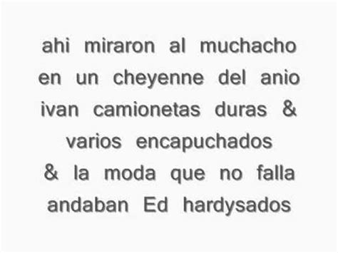 A LA MODA (Lyrics in English) .